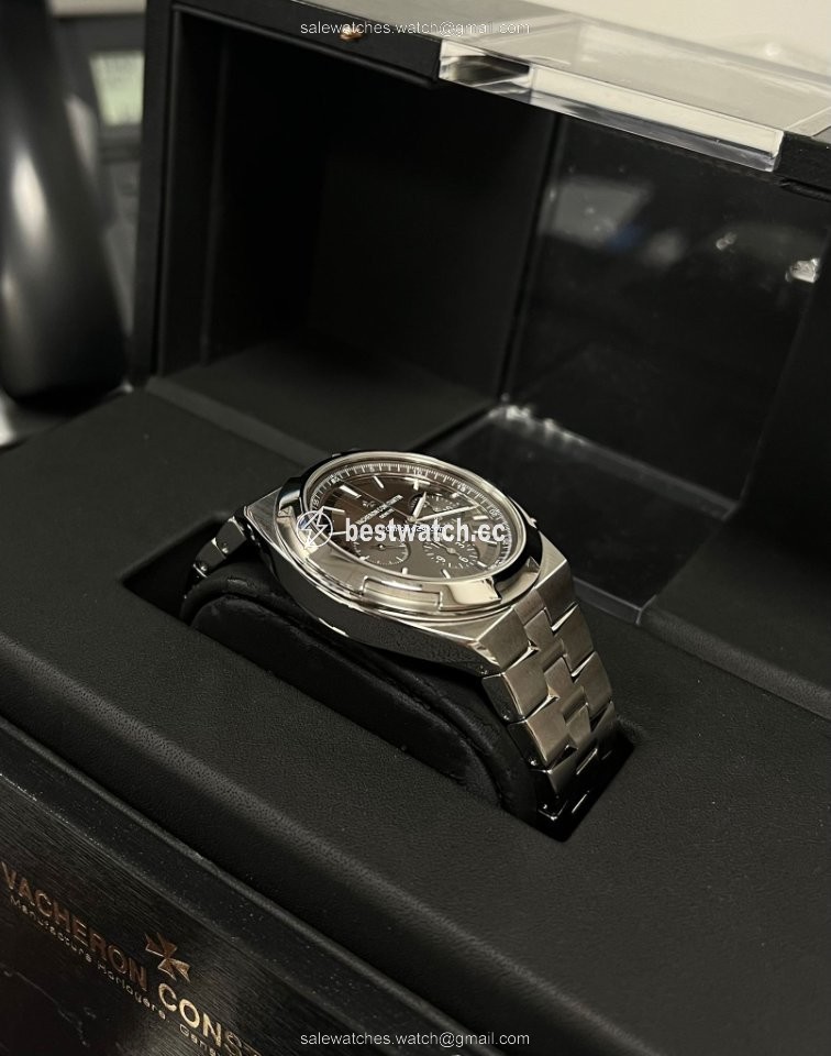 IMG_9085 Vacheron Constantin Overseas Chronograph Mens watch Unisex Automatic Steel 5500V 110A-B147 Replica 2
