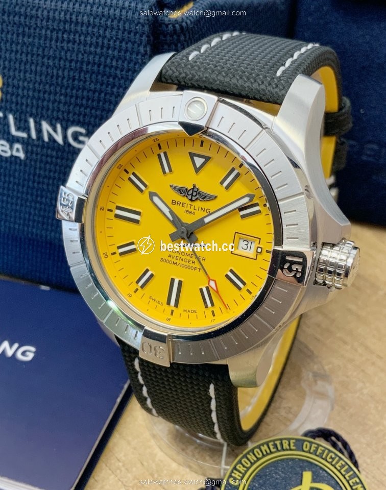 IMG_9085 Breitling Avenger Seawolf Mens watch Unisex Automatic Steel A17319101I1X1 Replica 2