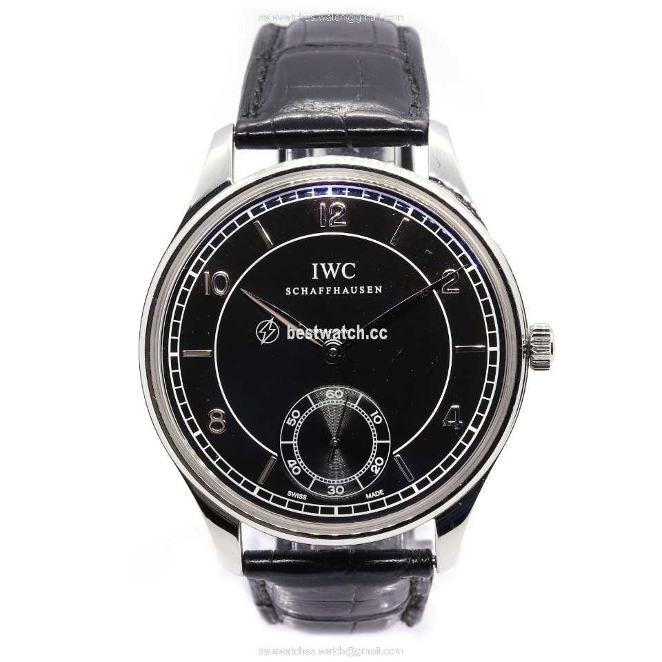 IWC Portuguese Hand-Wound Mens watch Unisex Manual winding Steel IW544501 Replica 2