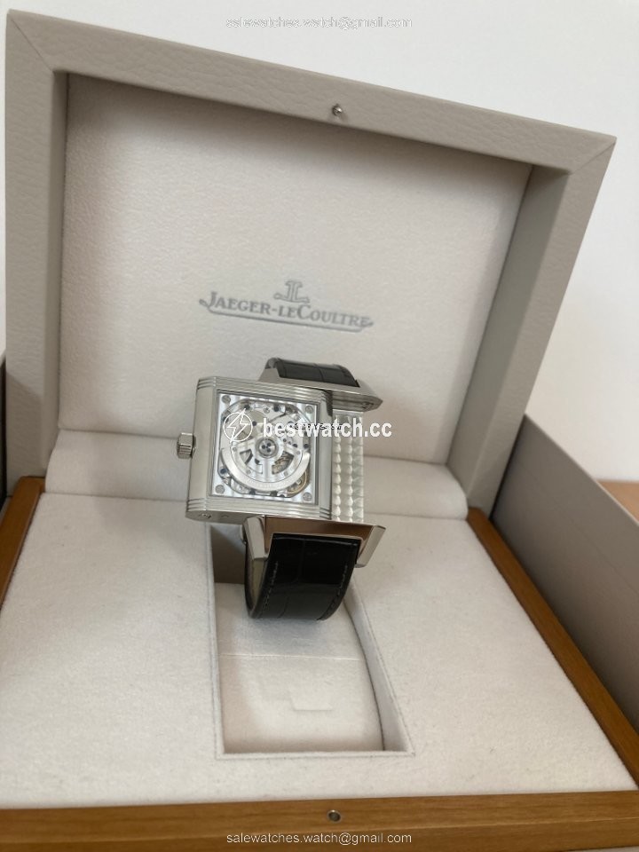 IMG_9085 Jaeger-LeCoultre Reverso Squadra Hometime Mens watch Unisex Automatic Steel Q7008420 Replica 2