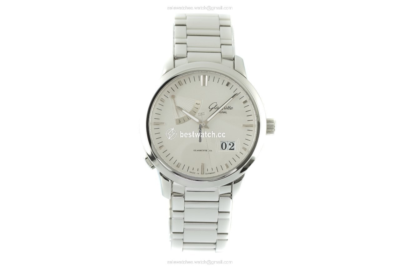 Glashutte Original Mens watch Unisex Automatic Steel 100-01-13-02-04 Replica 2