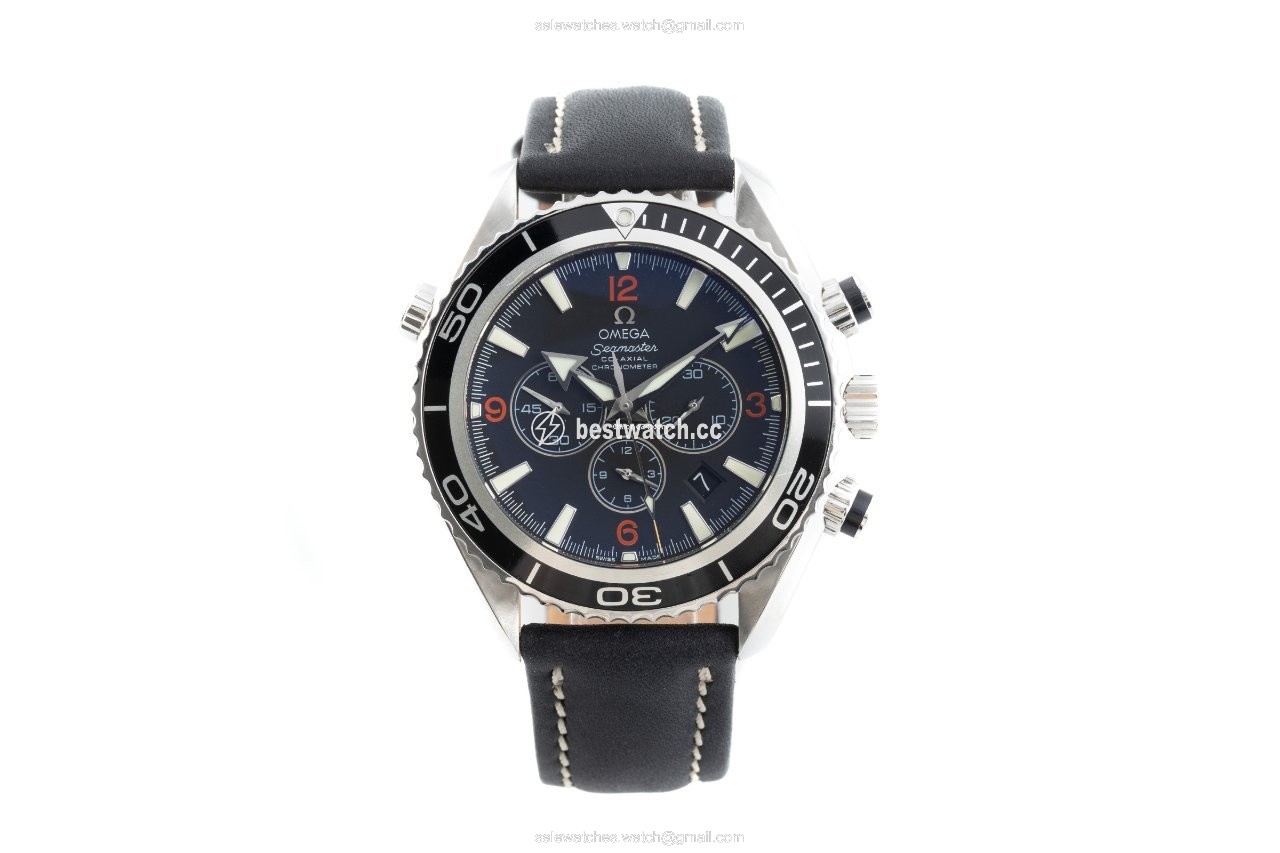 Omega Seamaster Planet Ocean Chronograph Mens watch Unisex Automatic Steel 2910.51.82 Replica 2