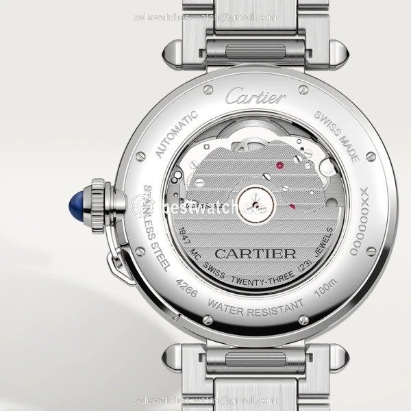 IMG_9085 Cartier Pasha Mens watch Unisex Automatic Steel WSPA0009 Replica 2