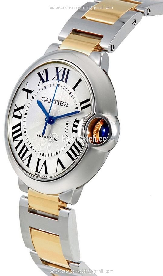IMG_9085 Cartier Ballon Bleu 36mm Mens watch Unisex Automatic Gold Steel W2BB0012 Replica 2