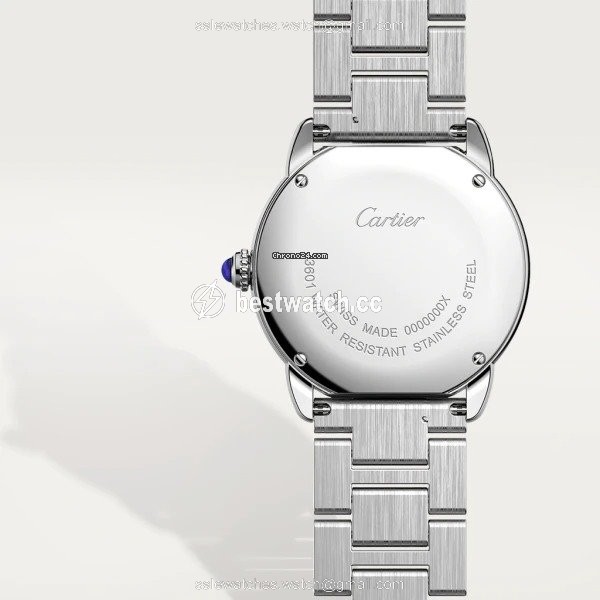 IMG_9085 Cartier Ronde Solo de Cartier Womens watch Quartz Steel W6701004 Replica 2