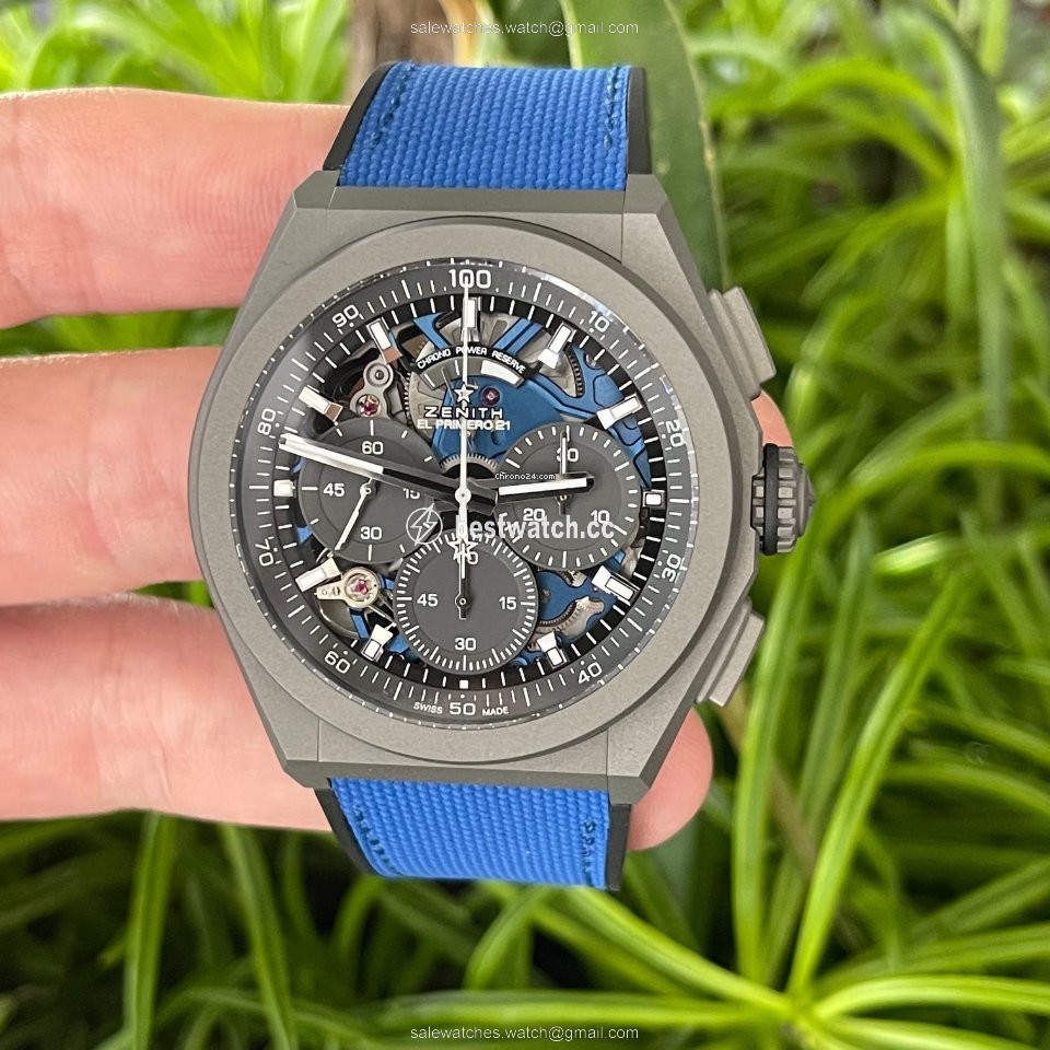 IMG_9085 Zenith Defy El Primero Mens watch Unisex Automatic Titanium 97.9001.9004 81.R946 Replica 2