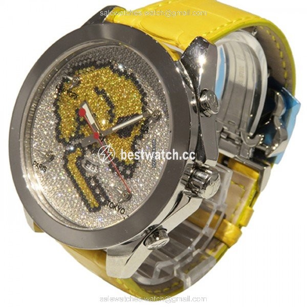Jacob & Co. Quartz Steel JC-SKULL2 Replica 2