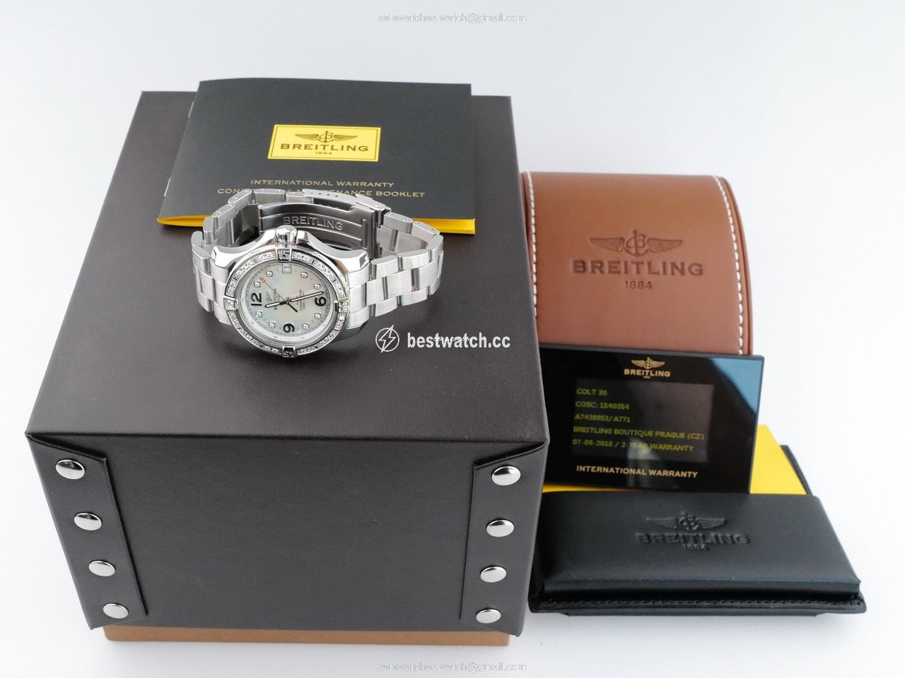 Breitling Colt 36 Womens watch Quartz Steel a7438953 a771 178a Replica 2