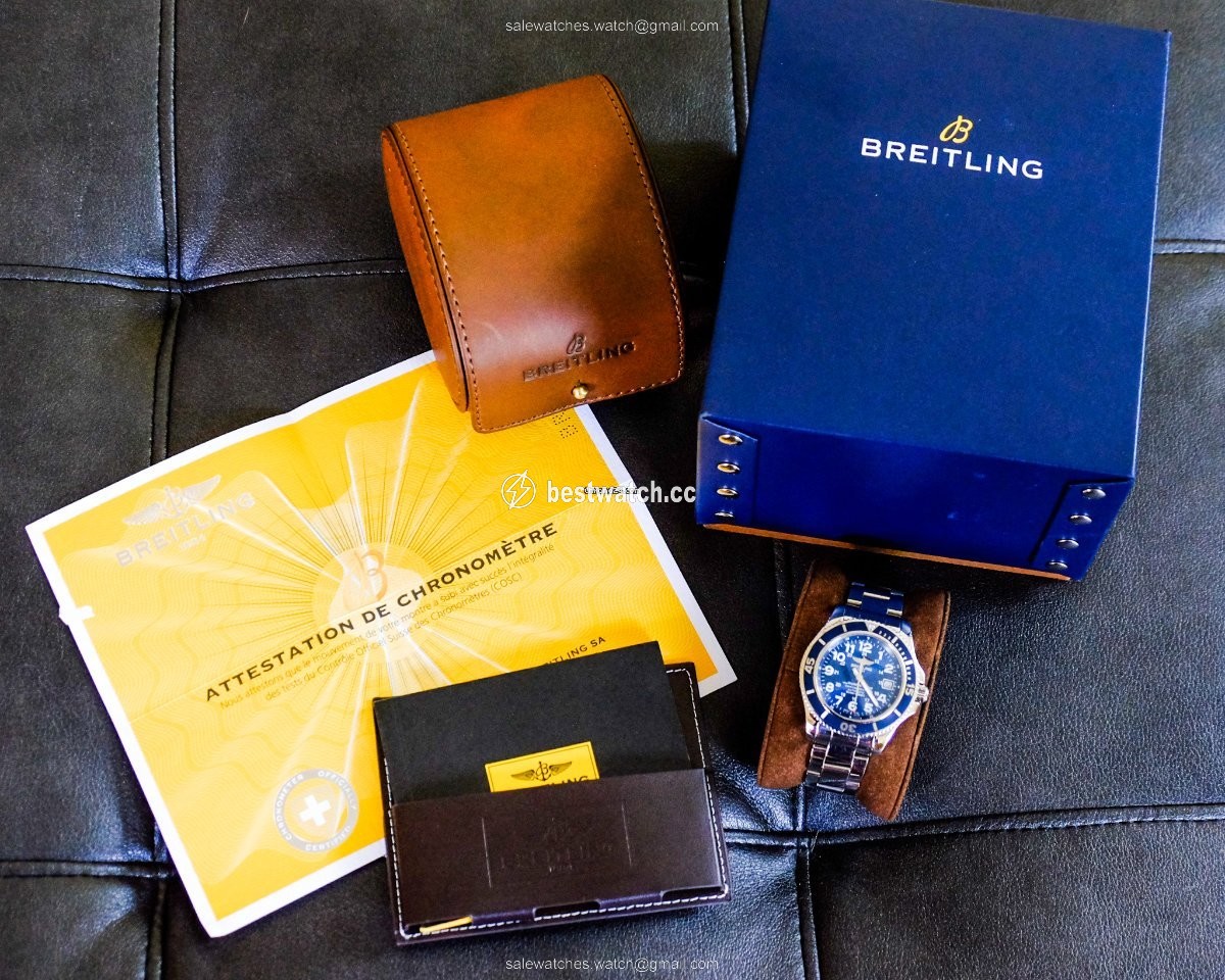 IMG_9085 Breitling Superocean II 42 Mens watch Unisex Automatic Steel A17365D11C1A1 Replica 2