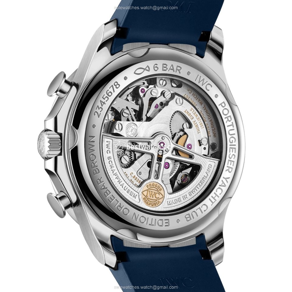 IMG_9085 IWC Portuguese Yacht Club Chronograph Mens watch Unisex Automatic Steel IW390704 Replica 2