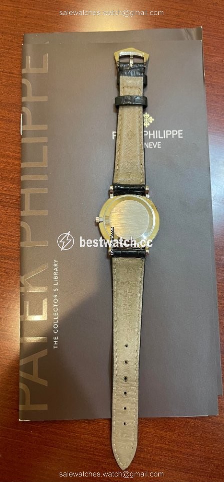 IMG_9085 Patek Philippe Calatrava Mens watch Unisex Manual winding White gold 3919G-001 Replica 2