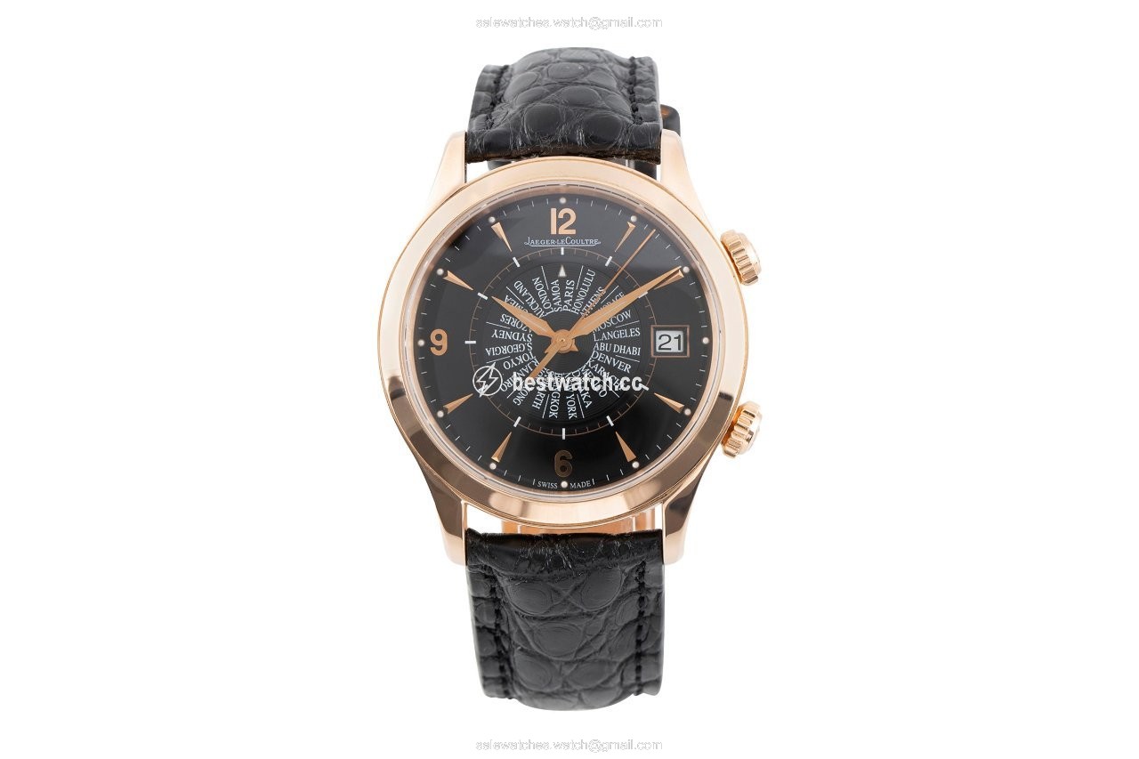 Jaeger-LeCoultre Master Memovox Mens watch Unisex Automatic Red gold Q1412471 Replica 2
