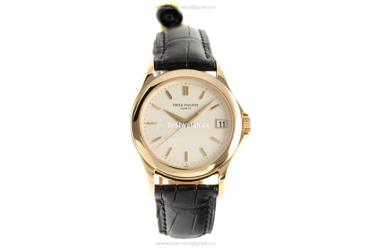 Patek Philippe Calatrava Mens watch Unisex Automatic Yellow gold 5107J-001 Replica 2