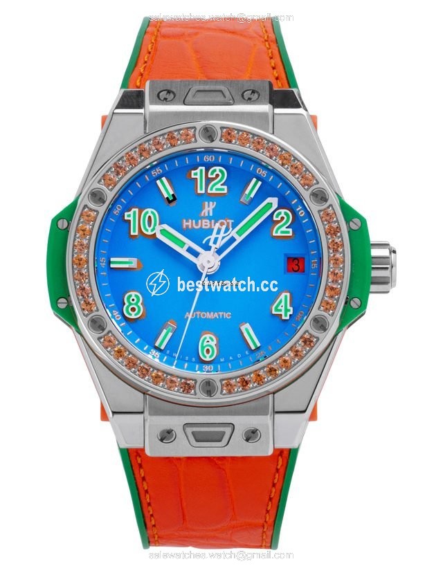 IMG_9085 Hublot Big Bang Pop Art Mens watch Unisex Automatic Steel 465.SO.5179.LR.1206.POP16 Replica 2