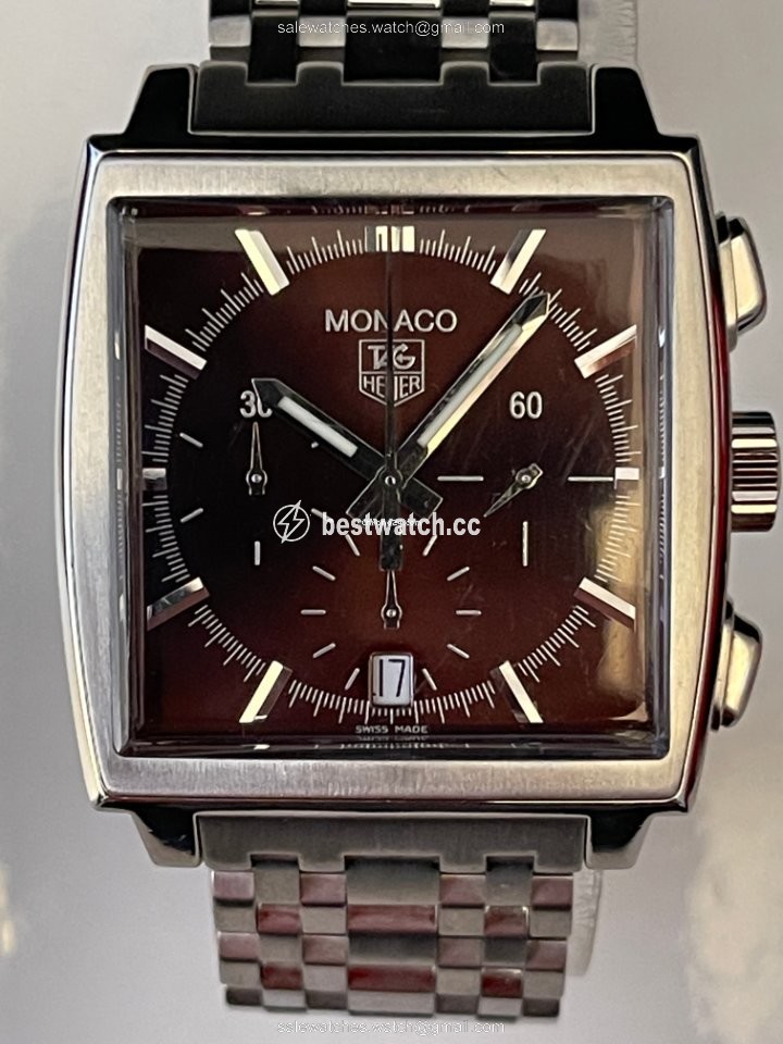 TAG Heuer Monaco Mens watch Unisex Automatic Steel CW2114-0 Replica 2