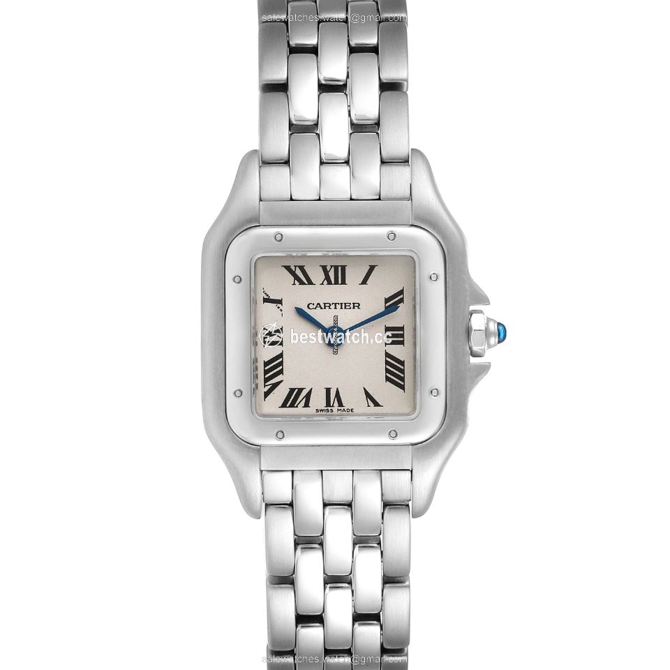 IMG_9085 Cartier Panthere Womens watch Quartz Steel W25033P5 Replica 2