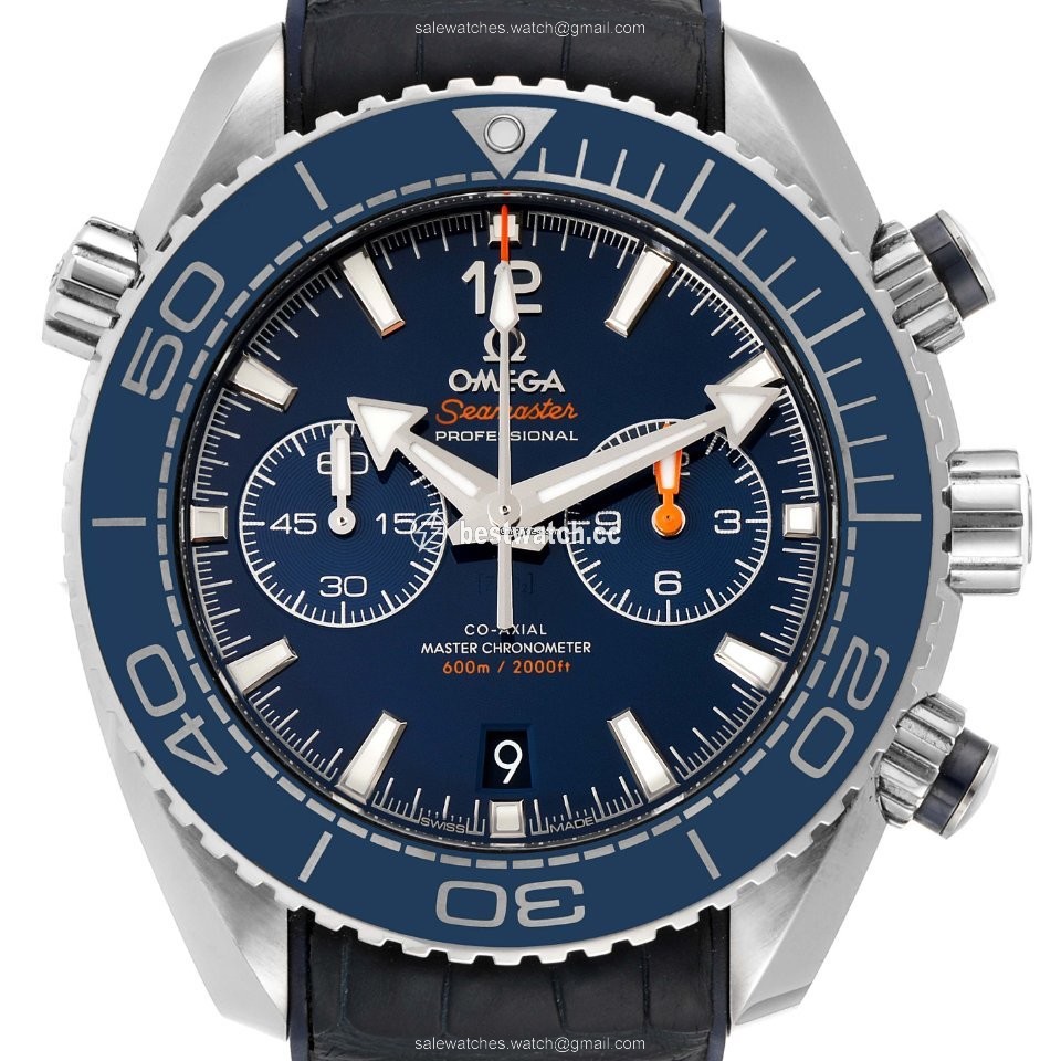 Omega Seamaster Planet Ocean Chronograph Mens watch Unisex Automatic Steel 215.33.46.51.03.001 Replica 2