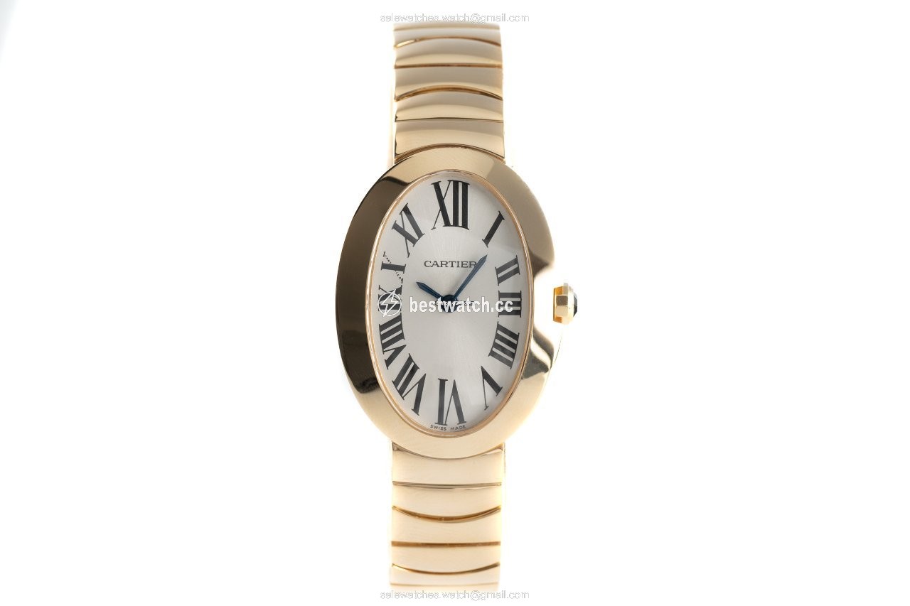 Cartier Baignoire Womens watch Quartz Yellow gold 3208 Replica 2