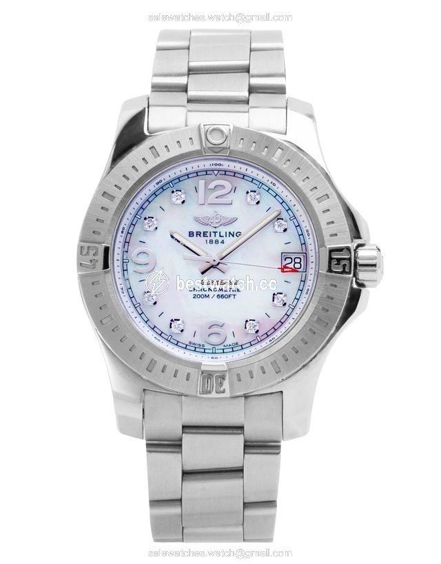 IMG_9085 Breitling Colt 36 Mens watch Unisex Quartz Steel A7438911.A771.178A Replica 2