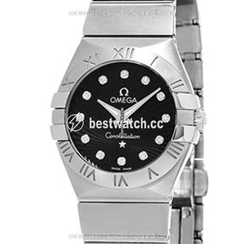 IMG_9085 Omega Constellation Quartz Womens watch Quartz Steel 123.10.27.60.51.001 Replica 2