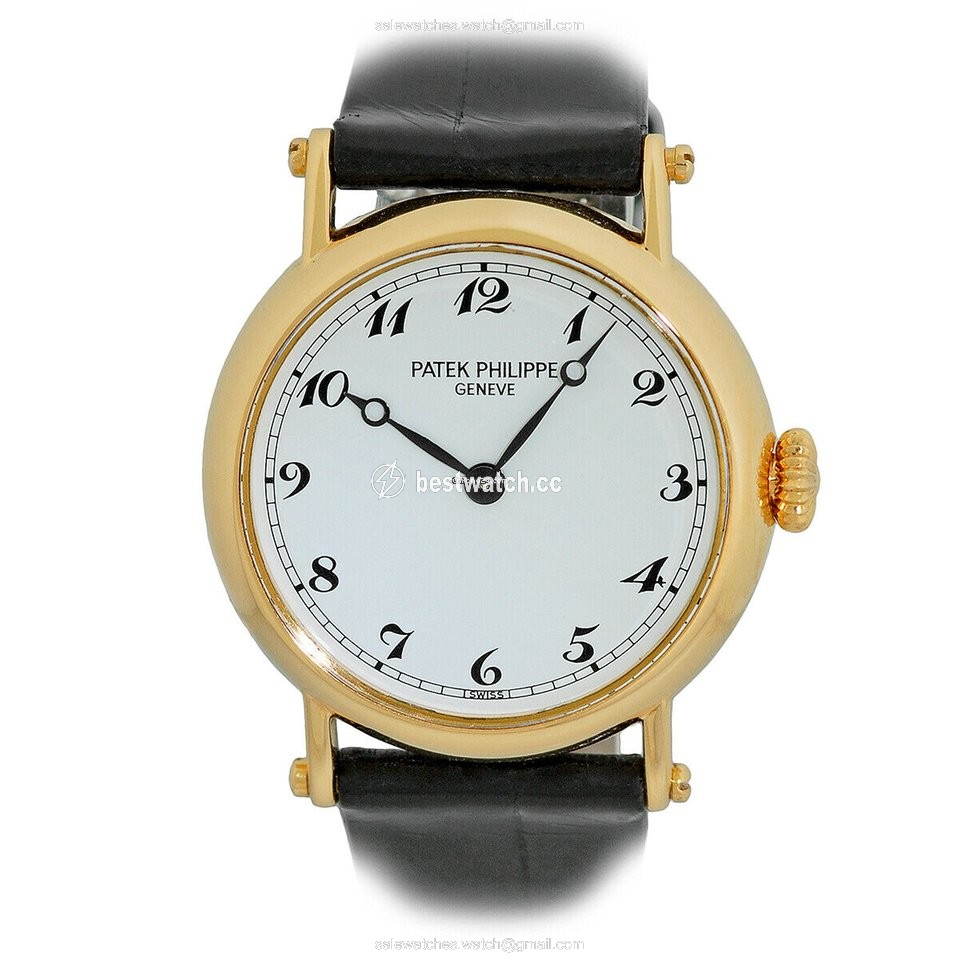 IMG_9085 Patek Philippe Calatrava Mens watch Unisex Manual winding Yellow gold 4860-J Replica 2