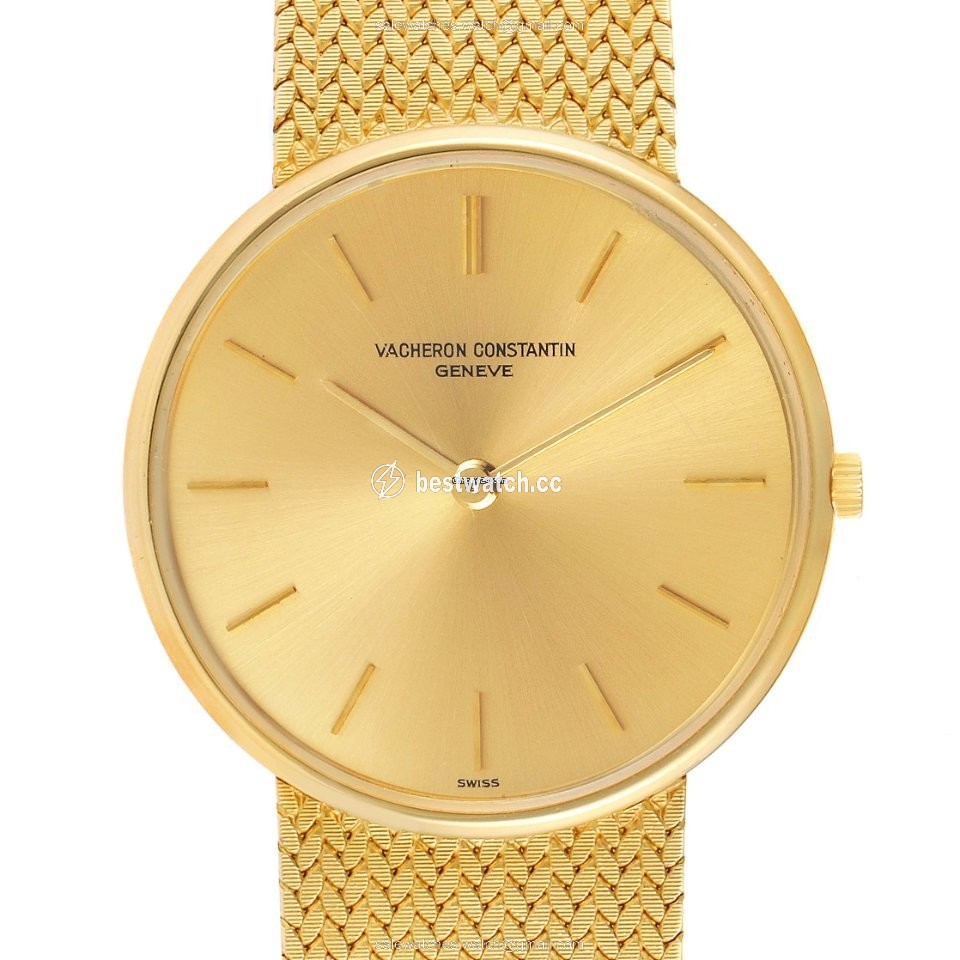 IMG_9085 Vacheron Constantin Patrimony Mens watch Unisex Manual winding Yellow gold 6872 Replica 2