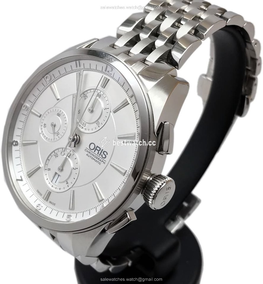 Oris Artix Chronograph Mens watch Unisex Automatic Steel 01 674 7644 4051 Replica 2
