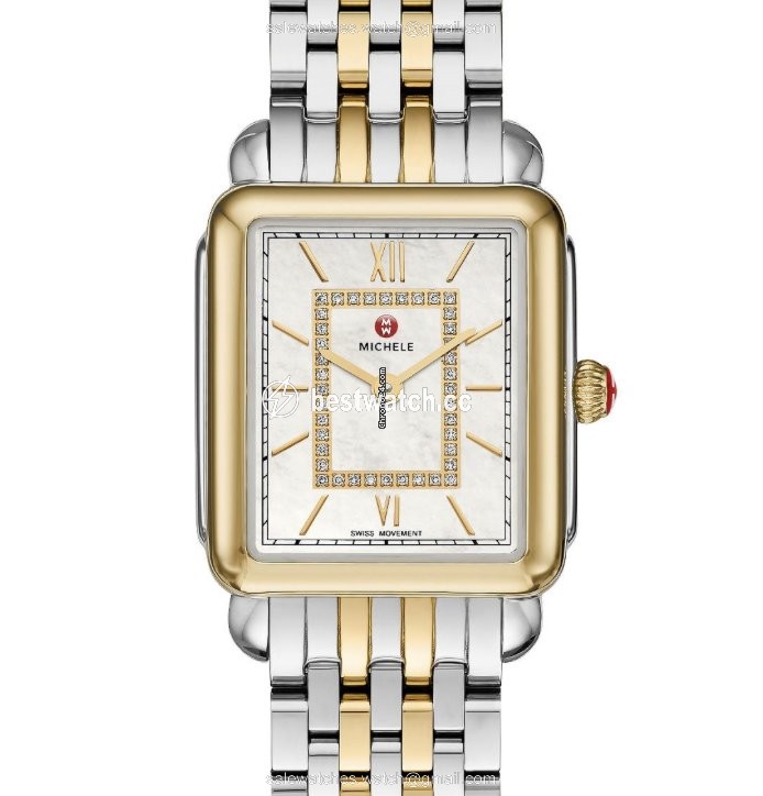 Michele Deco Quartz Steel MWW06I000024 Replica 2