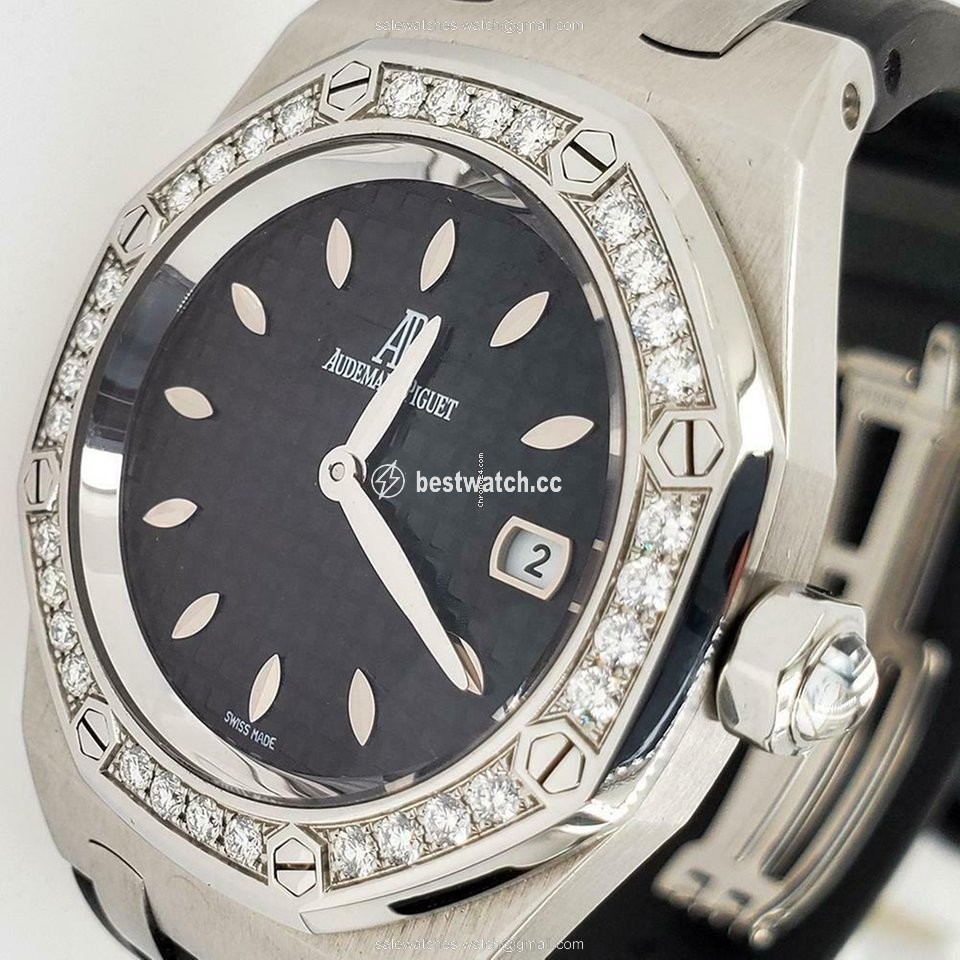 Audemars Piguet Royal Oak Lady Womens watch Quartz Steel 67601ST.ZZ.D002 R.01 Replica 2