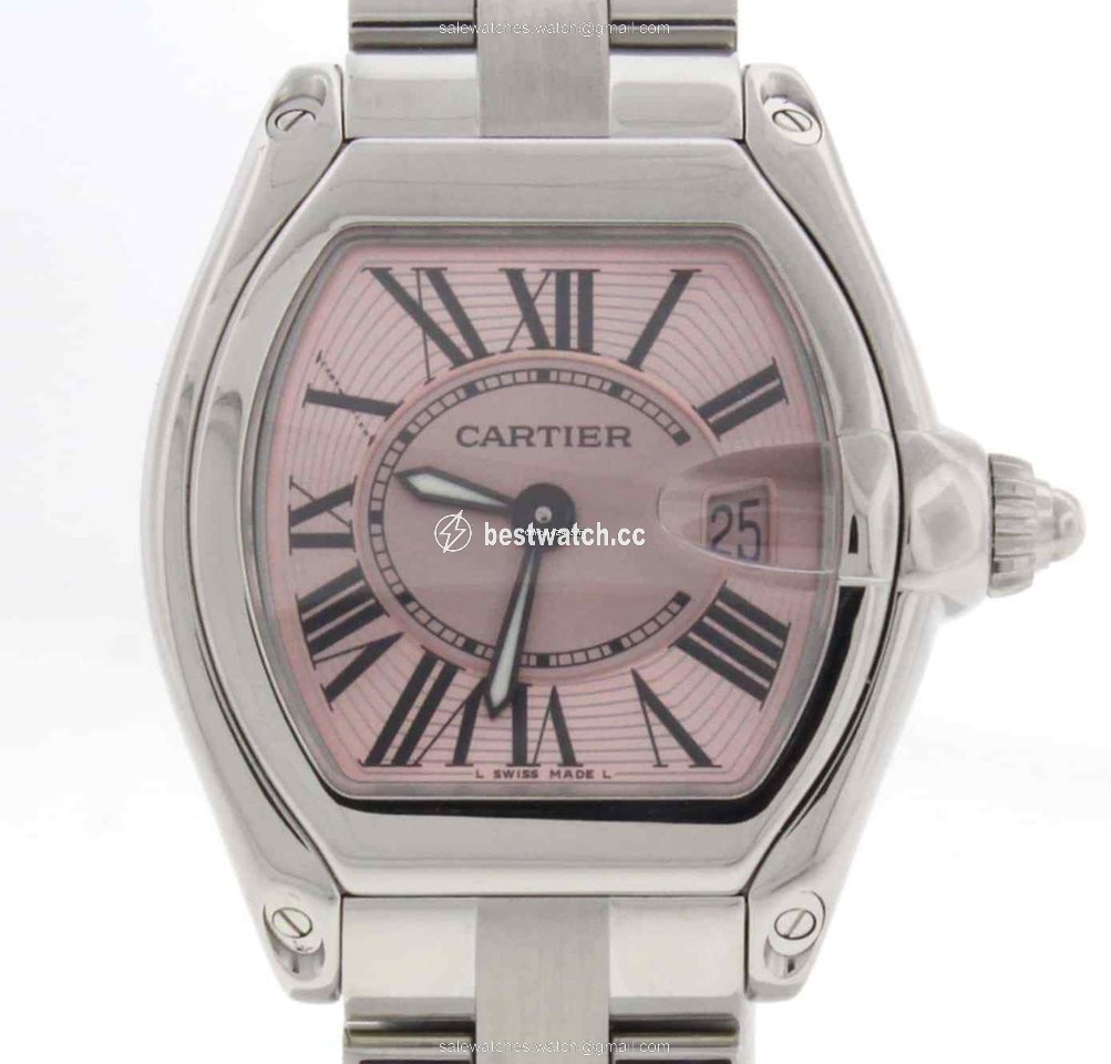 Cartier Roadster Mens watch Unisex Quartz Steel W62017V3 2675 Replica 2