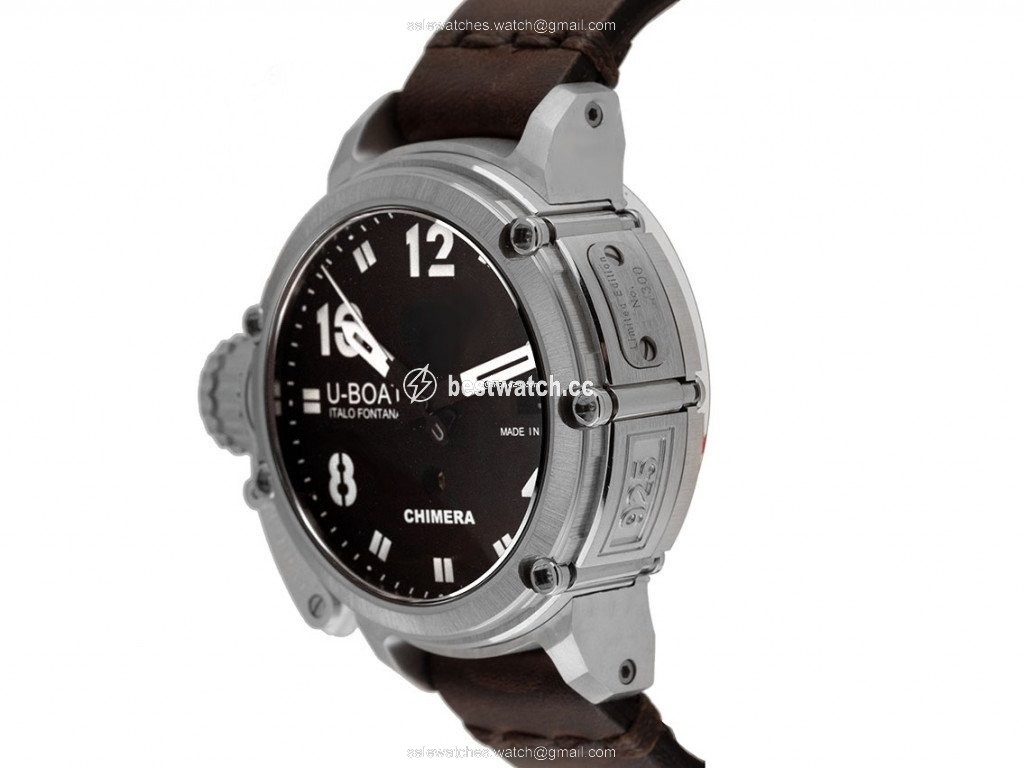 IMG_9085 U-Boat Chimera Mens watch Unisex Automatic Silver 7233 Replica 2