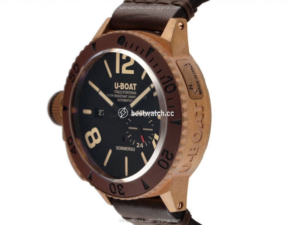 IMG_9085 U-Boat Classico Mens watch Unisex Automatic Bronze 8486 C Replica 2