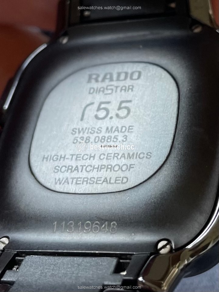 Rado r5.5 Mens watch Unisex Quartz R28885152 Replica 2