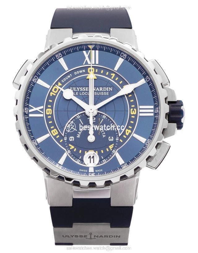 Ulysse Nardin Marine Regatta Mens watch Unisex Automatic Steel 1553-155 43 Replica 2