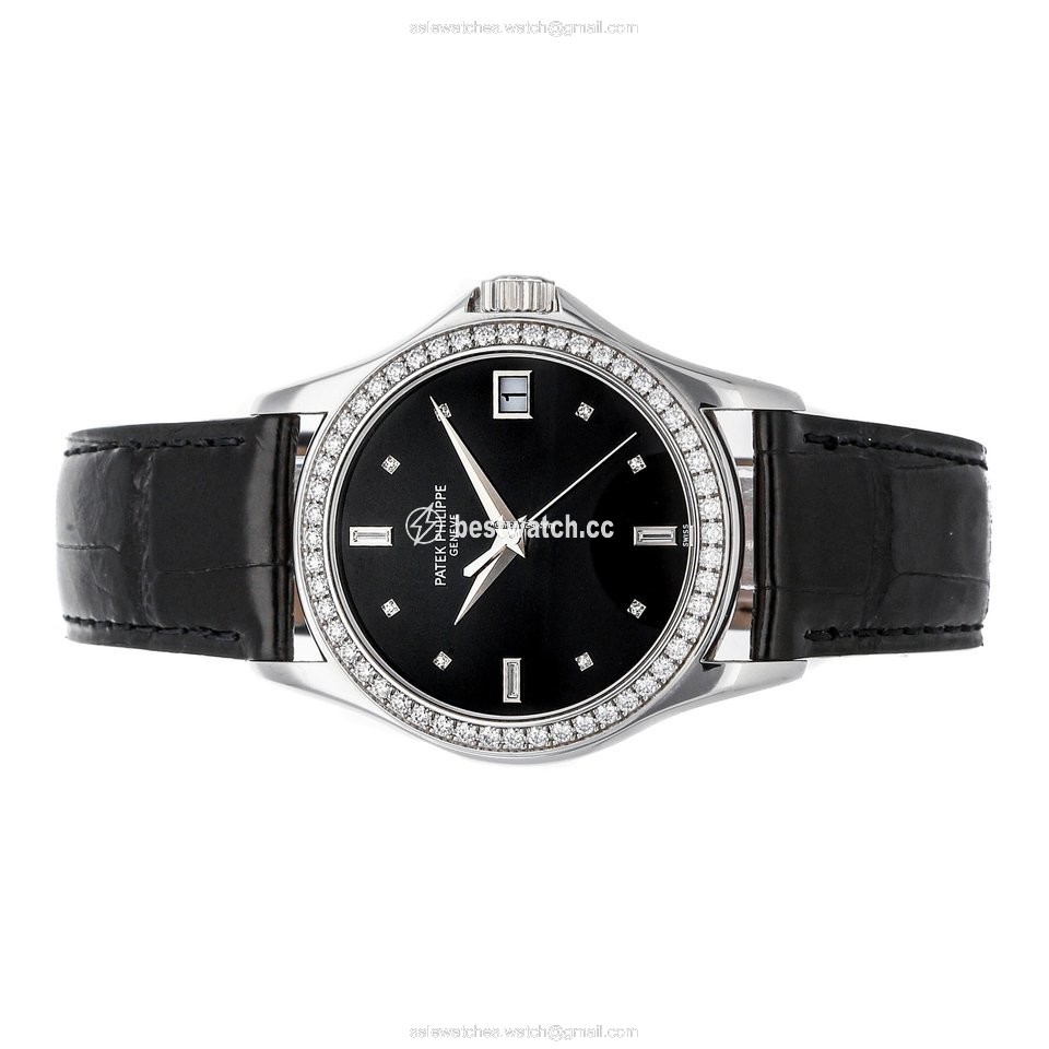 IMG_9085 Patek Philippe Calatrava Mens watch Unisex Automatic White gold 5108G-010 Replica 2