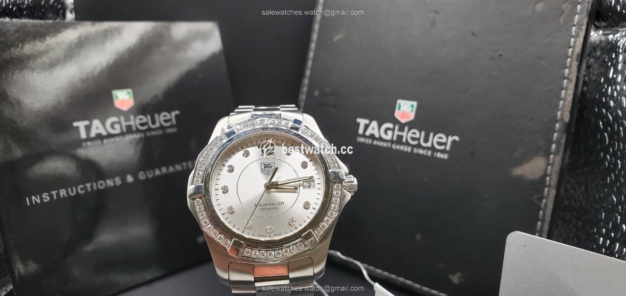 IMG_9085 TAG Heuer Aquaracer 300M Mens watch Unisex Quartz Steel WAF1118.BA0810 Replica 2