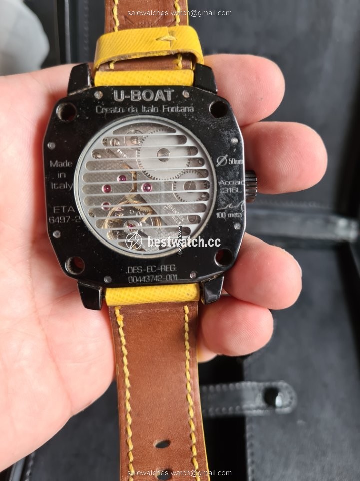 IMG_9085 U-Boat Thousands of Feet Mens watch Unisex Manual winding Steel 00443742-001 Replica 2