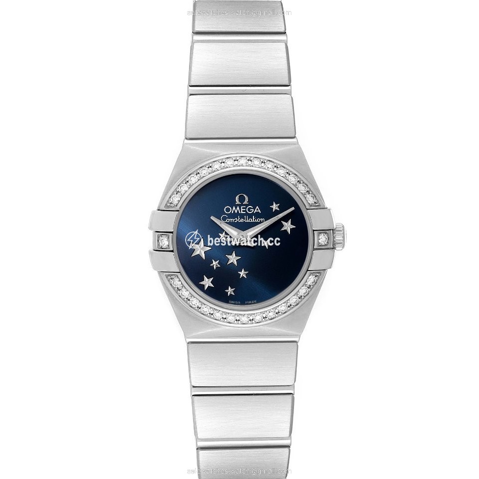 IMG_9085 Omega Constellation Quartz Womens watch Quartz Steel 123.15.24.60.03.001 Replica 2