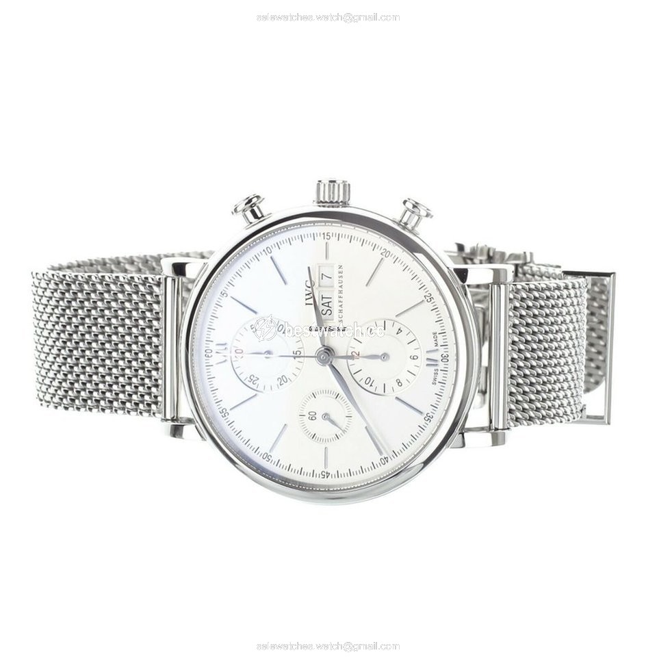 IMG_9085 IWC Portofino Chronograph Mens watch Unisex Automatic Steel IW391028 Replica 2