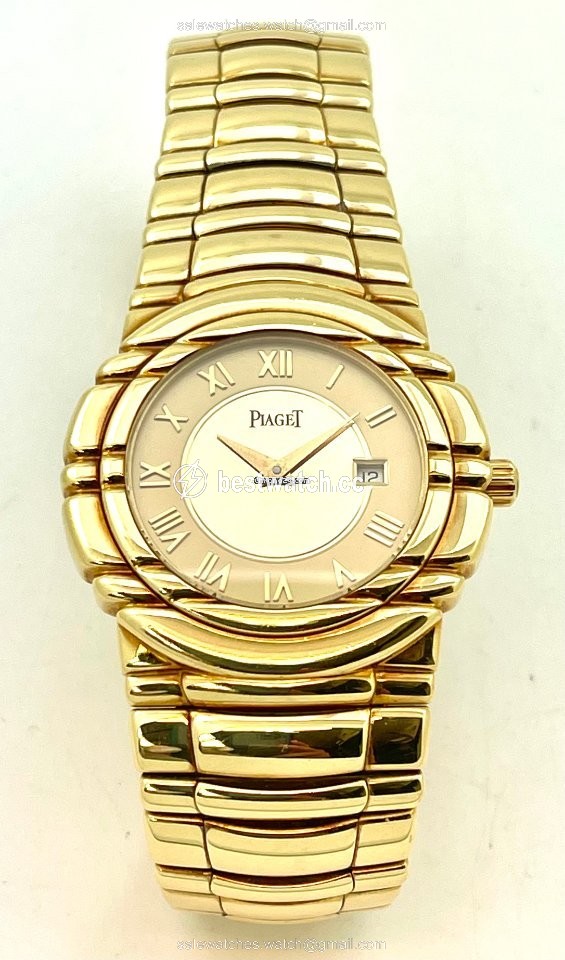 IMG_9085 Piaget Tanagra Mens watch Unisex Quartz Yellow gold Piaget 17041 M 401D Replica 2