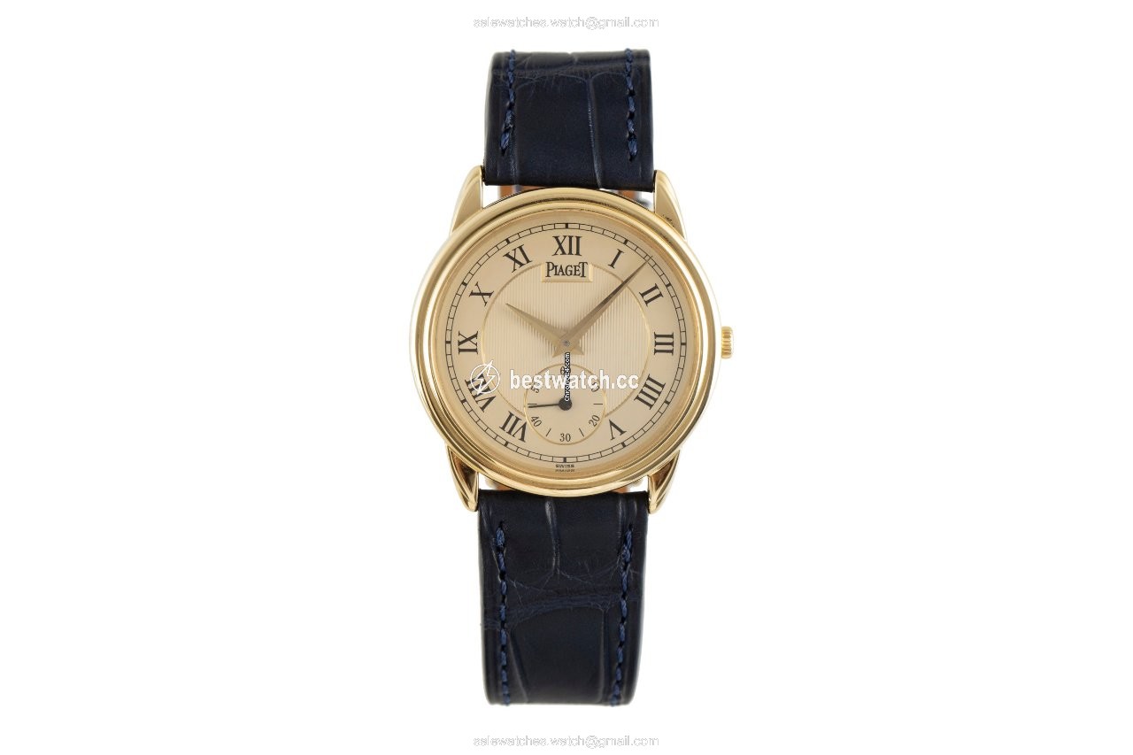 IMG_9085 Piaget Gouverneur Mens watch Unisex Manual winding Yellow gold 15968 Replica 2