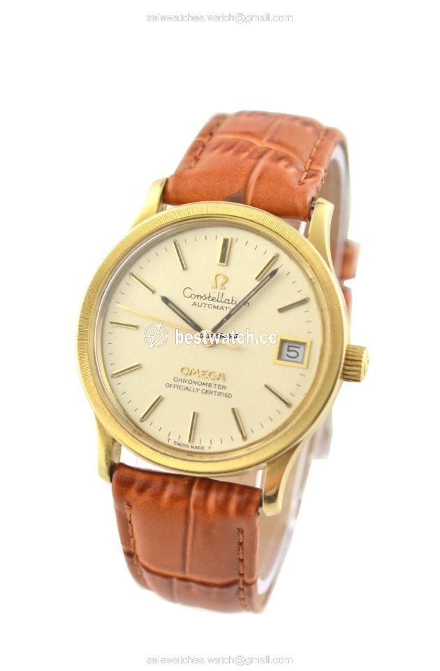Omega Constellation Yellow gold 166052 Replica 2