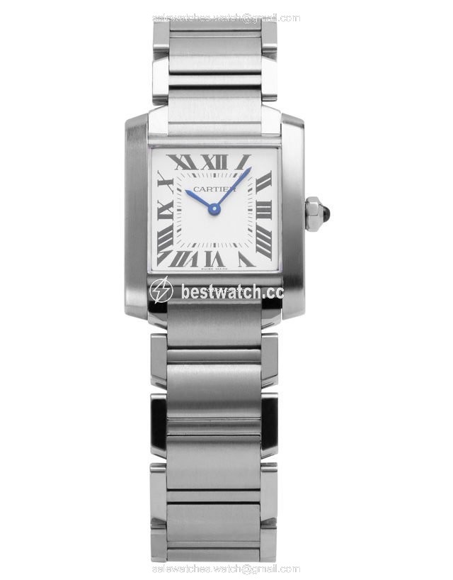 IMG_9085 Cartier Tank Francaise Mens watch Unisex Quartz Steel WSTA0005 3751 Replica 2