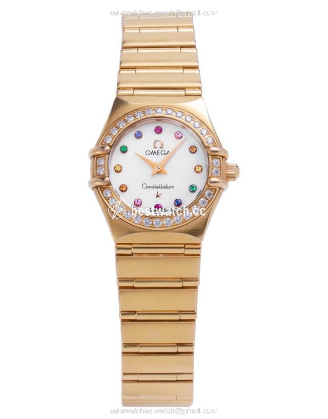 IMG_9085 Omega Constellation Mens watch Unisex Quartz Rose gold 1160.79.00 Replica 2