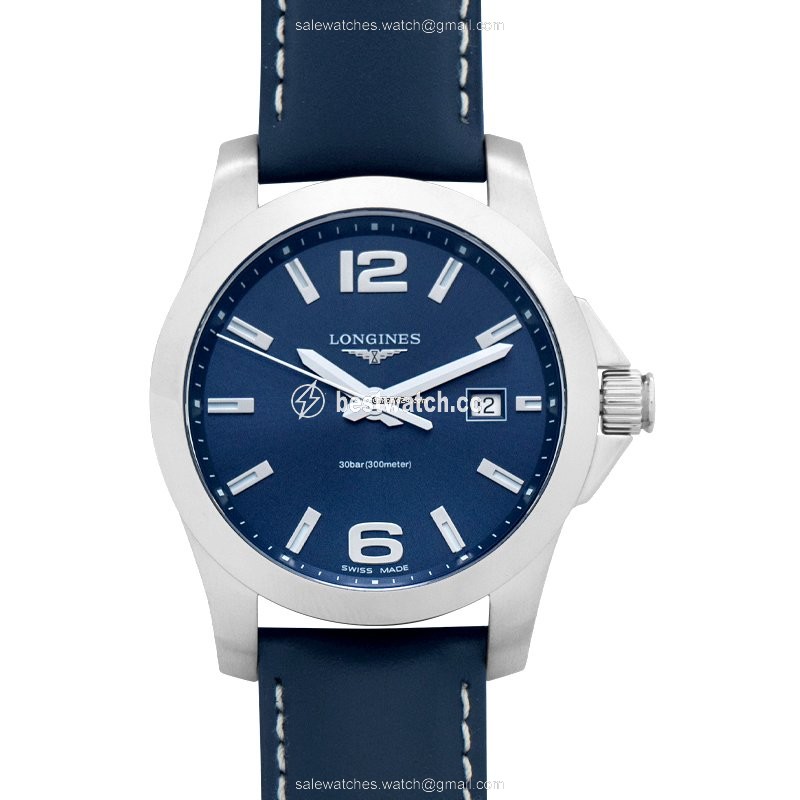 Longines Conquest Mens watch Unisex Quartz Steel L37594960 Replica 2