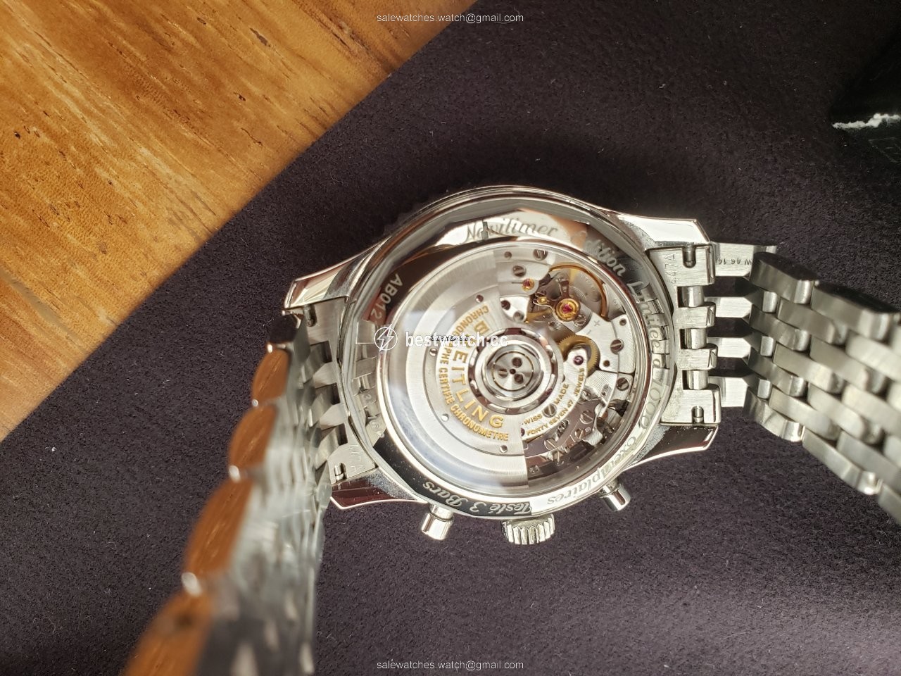 IMG_9085 Breitling Navitimer 01 Mens watch Unisex Steel AB012116 BE09 447A Replica 2
