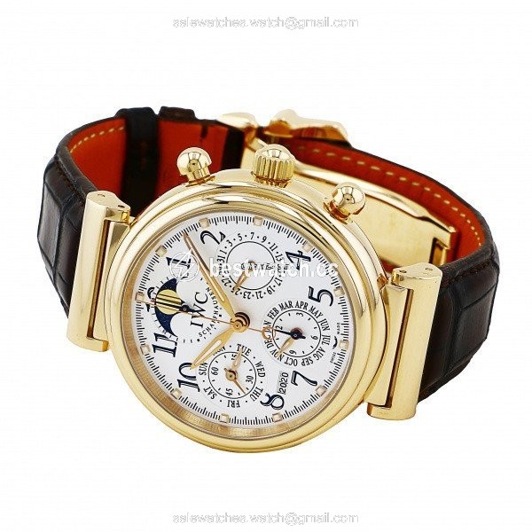 IMG_9085 IWC Da Vinci Perpetual Calendar Automatic Red gold IW375811 Replica 2