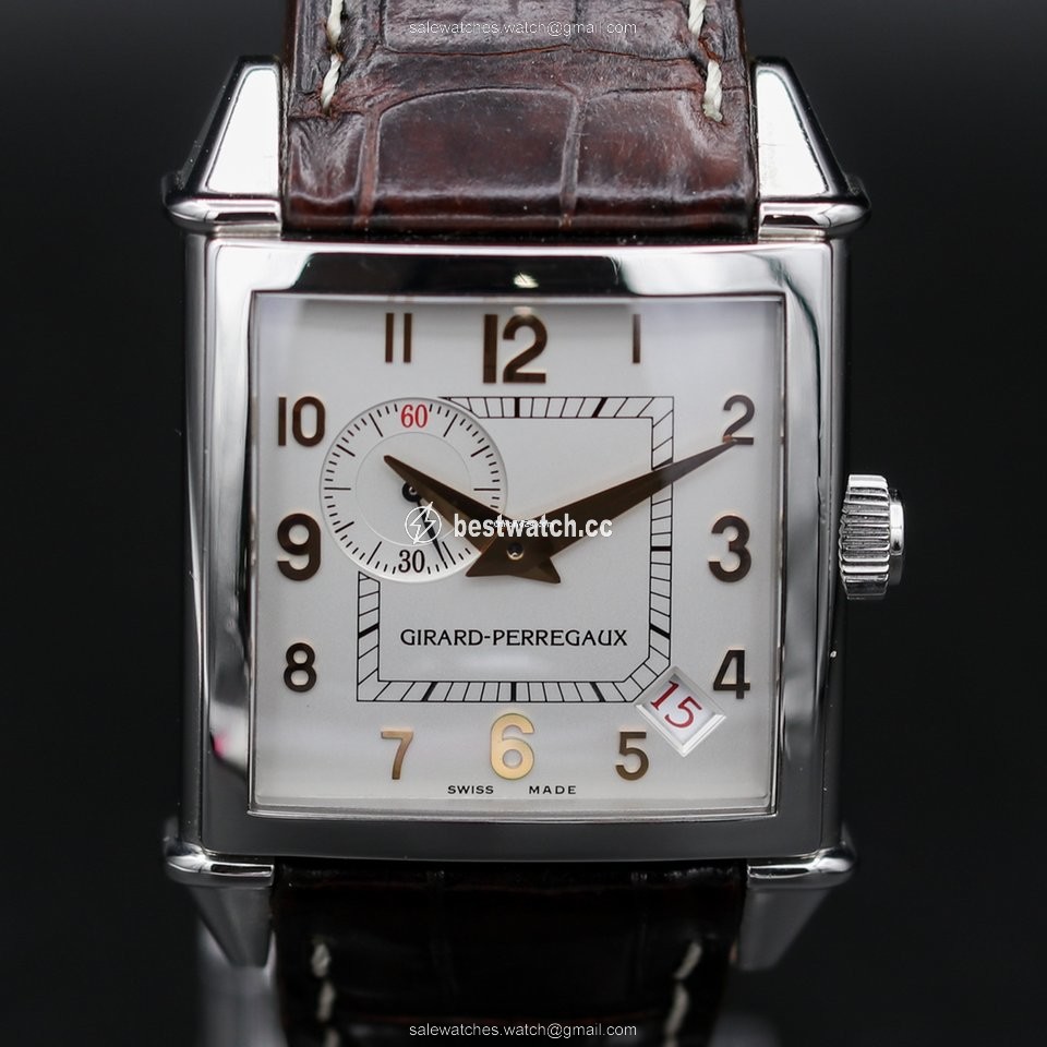 IMG_9085 Girard Perregaux Vintage 1945 Mens watch Unisex Automatic Steel 25815 Replica 2