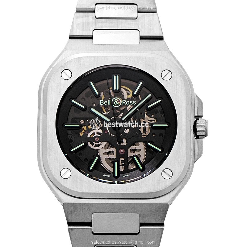 IMG_9085 Bell & Ross BR 05 Mens watch Unisex Automatic Steel BR05A-BL-SK-ST SST Replica 2