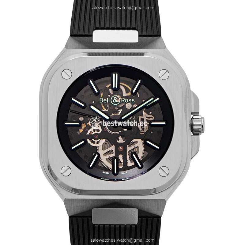 IMG_9085 Bell & Ross BR 05 Mens watch Unisex Automatic Steel BR05A-BL-SK-ST SRB Replica 2
